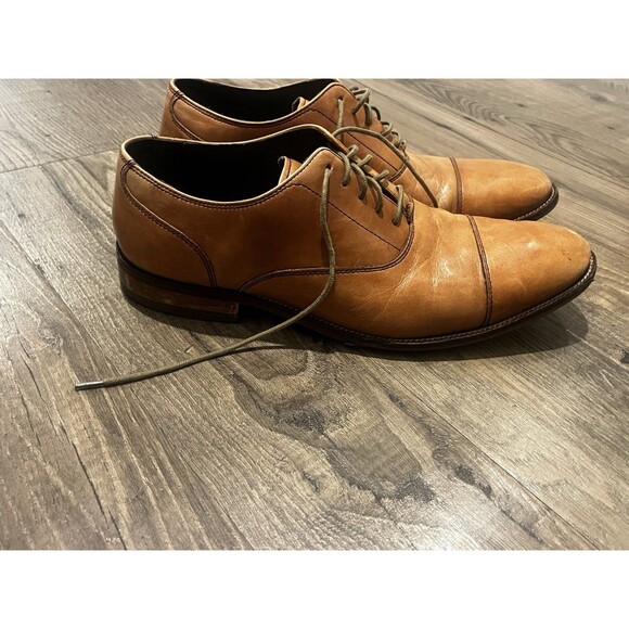 Cole Haan Williams C12337 Cap Toe Oxford British Tan Brown Shoes Men's Size 9 M - Picture 6 of 8
